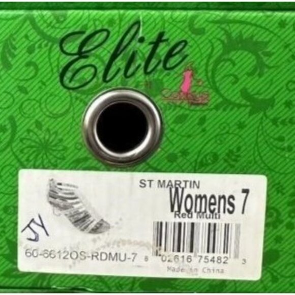 Elite by Corky St Marten Gladiator Casual Floral Zip Back Sandals size 7 - Picture 9 of 9